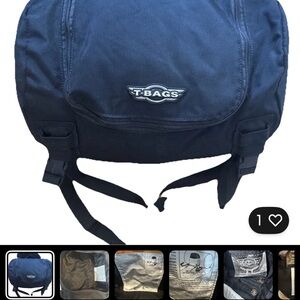 T-BAGS Motorcyle Roll Bag Luggage Bag Expandable Storage TBU210R